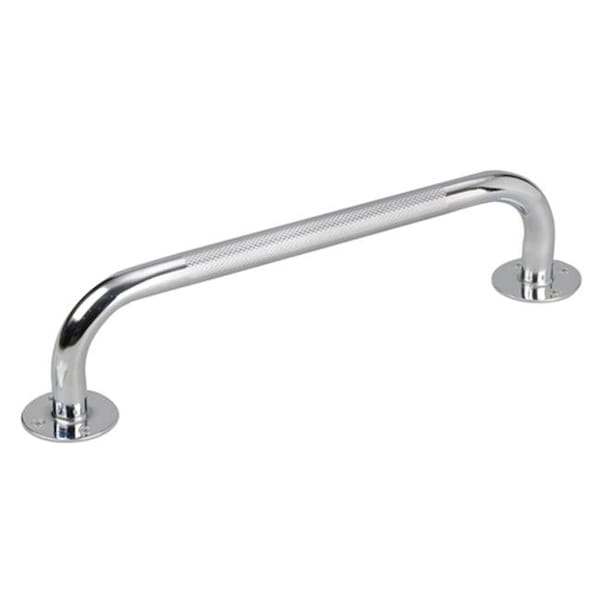 Mabis 521-1570-0616HS HealthSmart Steel Knurled Grab Bar; 16" 521-1570-0616HS - main